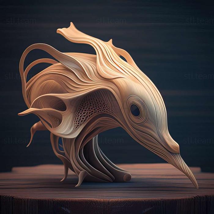 3D модель Gonatopus medius (STL)